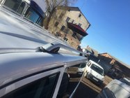 Volkswagen T5 2010-2015 Barras de techo CROWN (gris mate) foto 4