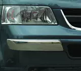 Volkswagen T5 Transporter 2003-2010 Esquinas de acero inoxidable para parachoques delantero (2 uds) foto 1