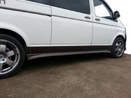 Volkswagen T5 Multivan 2003–2010 Travesaños laterales V1 (se puede pintar) Batalla Larga foto 1