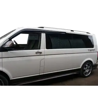Barras de techo CROWN (gris mate) Volkswagen T5 2010-2015 foto 2