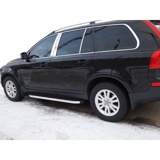 Estribos Laterales BlackLine (2 uds., Aluminio) Volvo XC90 2002-2014 foto 1
