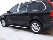 Volvo XC90 2002-2014 Estribos Laterales BlackLine (2 uds., Aluminio) foto 1