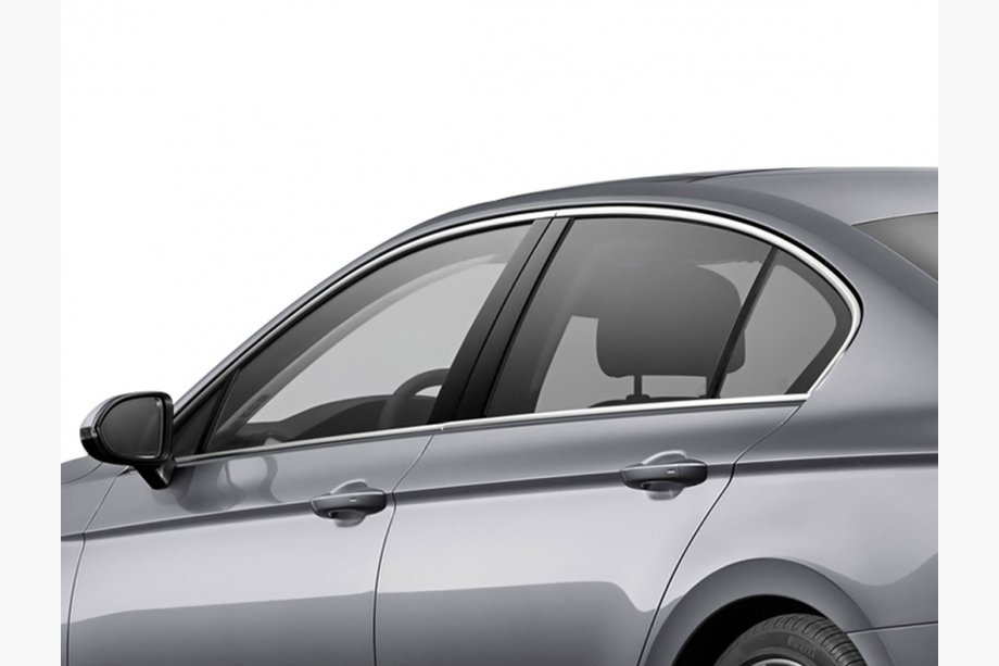 Volkswagen Passat B8 2015-2023 Juego completo de molduras de ventanas SD (2019+, acero inoxidable) Image