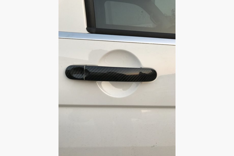 Volkswagen T5 Multivan 2003–2010 Cubiertas de manijas (Carbono real) Image