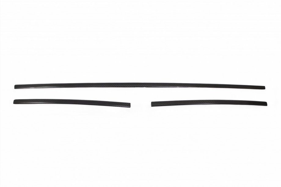 Volkswagen T6 2015-2024 Cubiertas de rejilla de parachoques 2015-2019 (3 piezas, carbono) Foto 2
