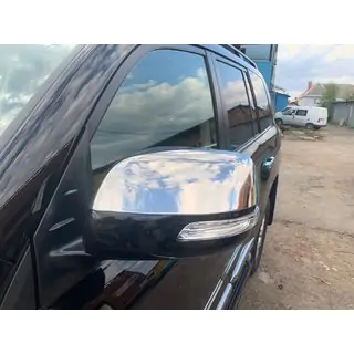 Cubiertas de Espejos 2012↗ (2 uds, Acero Inoxidable) Toyota Land Cruiser 200 2007-2021 foto 2