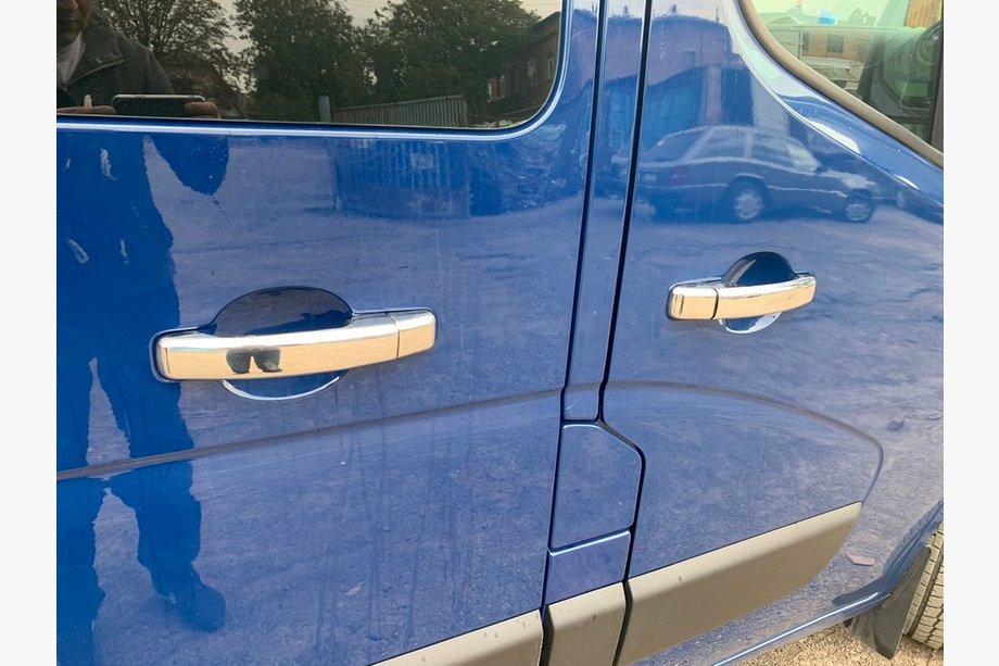 Fiat Talento 2016- Cubiertas de Manijas Cromadas (4 uds) 1 Agujero, Carmos - Plástico Cromado Image
