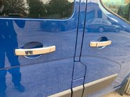 Fiat Talento 2016- Cubiertas de Manijas Cromadas (4 uds) 1 Agujero, Carmos - Plástico Cromado foto 1