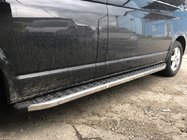 Volkswagen T5 Multivan 2003–2010 Estribos Laterales BlackLine (2 uds, Aluminio) foto 1