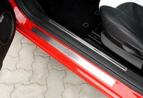 Alfa Romeo 147 2000-2010 Protecciones de umbral OmsLine acero inoxidable foto 1