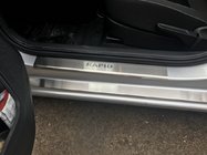 Skoda Rapid 2012-2019 Cubiertas de Umbral Nataniko (8 uds, Acero Inoxidable) foto 1