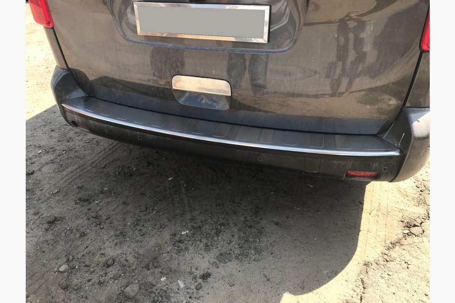 Toyota Proace 2016- Protector de Parachoques Trasero OmsaLine Acero Inoxidable Image