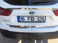 Nissan Qashqai 2014-2021 Protector de Parachoques Trasero Carmos (2017-2021, Acero Inoxidable) foto 3