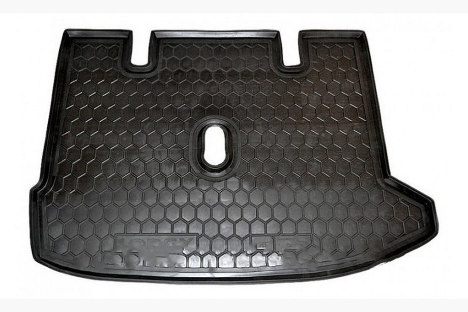 Renault Lodgy 2013-2022 Alfombrilla maletero asiento trasero entero (Autogumm, goma) Image