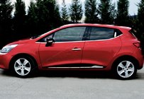 Renault Clio IV 2012-2019 Molduras de puerta con hendidura (4 uds, acero inoxidable) foto 1