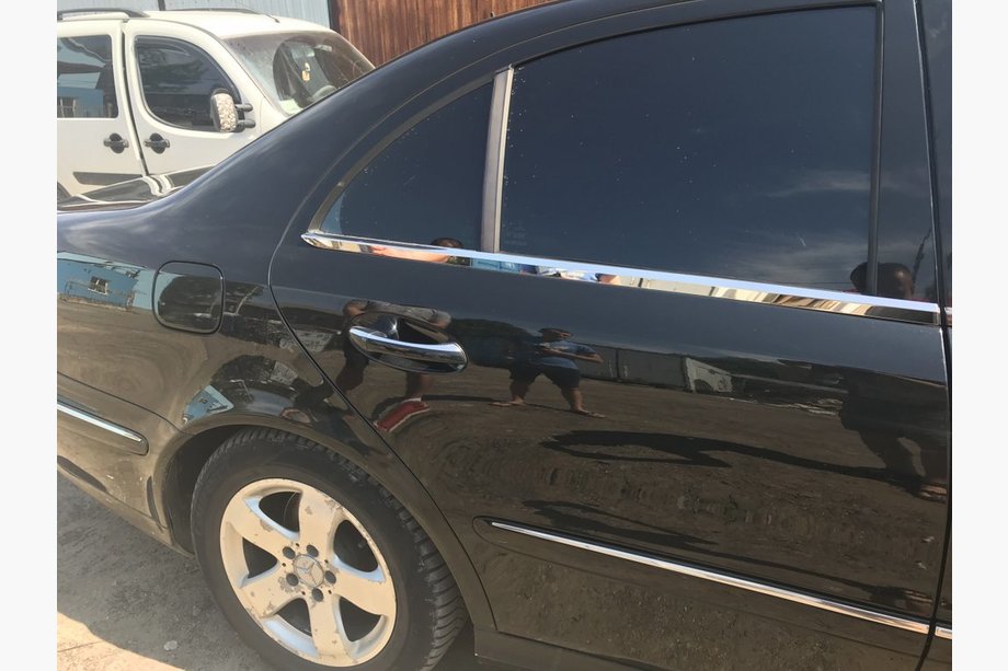 Mercedes E-class W211 2002-2009 Molduras de Ventanas Acero Inoxidable SW, Carmos - Acero inoxidable turco (6 uds) Foto 6