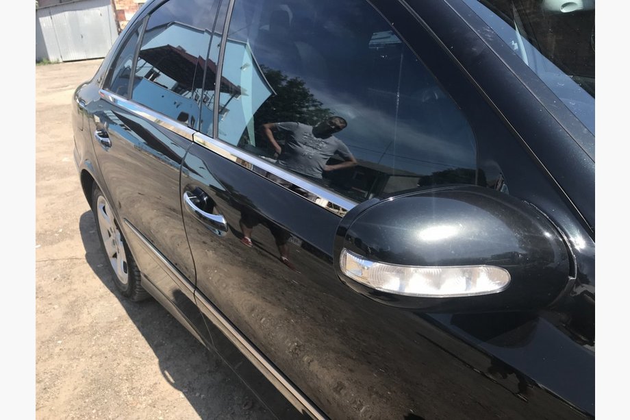 Mercedes E-class W211 2002-2009 Molduras de Ventanas Acero Inoxidable SW, Carmos - Acero inoxidable turco (6 uds) Foto 2