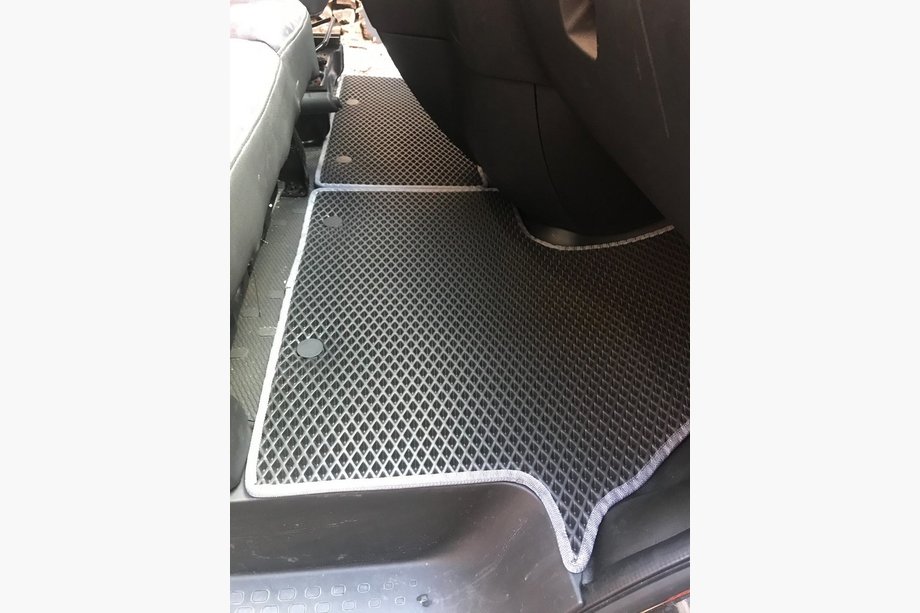 Renault Trafic 2015- Alfombrillas (2 uds, EVA, negras) Image