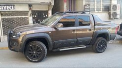 Volkswagen Amarok 2010-2022 Estribos Laterales RedLine Black (2 uds., Aluminio) foto 1