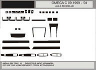 Opel Omega B 1994-2003 ¡OFERTA! Molduras de salpicadero efecto aluminio (1993-1999) foto 1