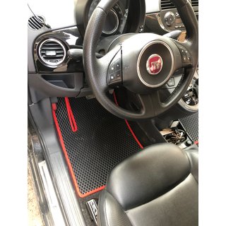 Alfombrillas EVA (para 500, negras) Fiat 500/500L 2013-2022 foto 1