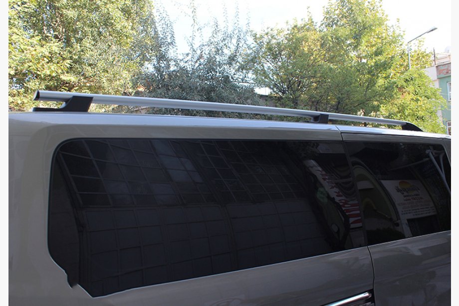 Ford Transit 2014- Barras de techo OmsaLine Sport (2 uds, gris) Image