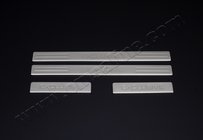 Renault Clio II 1998-2005 Embellecedores de umbral Omsa (4 uds, acero inoxidable) foto 1