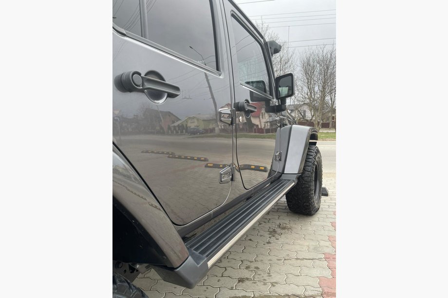 Jeep Wrangler 2007-2017 Estribos Laterales Black (2 uds) Foto 1
