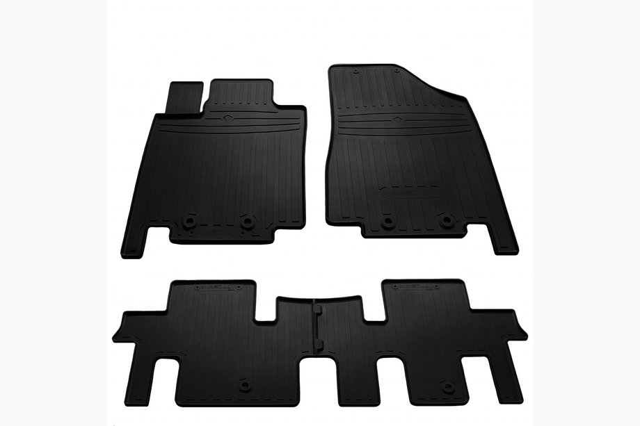 Nissan Pathfinder R52 2012-2021 Alfombrillas de goma (4 uds, Stingray Premium) Image