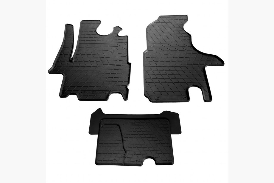 Opel Movano 2004-2010 Alfombrillas de goma (3 uds, Stingray) Image