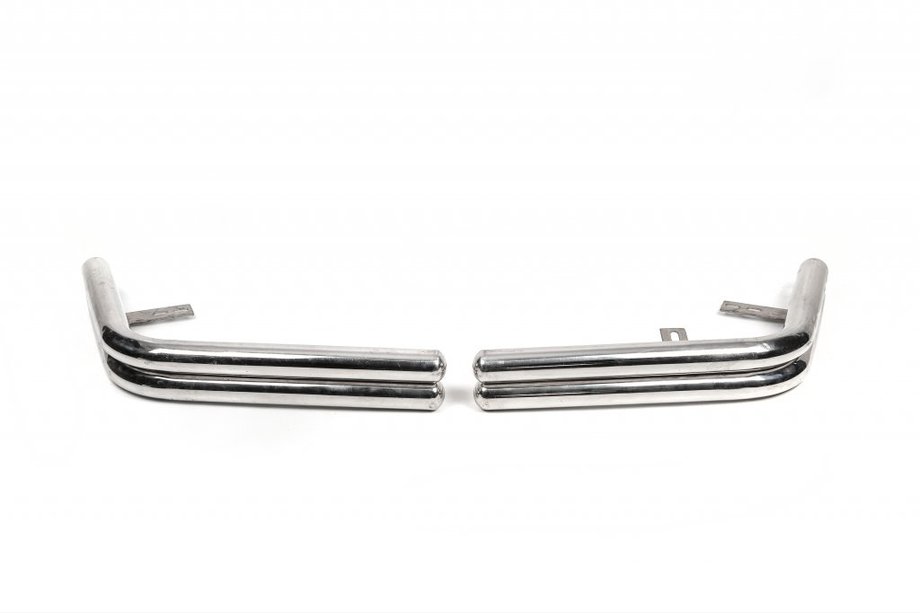 Volkswagen T5 Multivan 2003–2010 Protectores de esquina traseros AK003-double (2 uds, acero inoxidable) Image