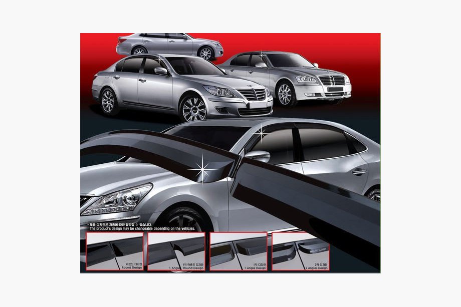 Daewoo Lanos 1998-2017 Deflectores de Ventana (4 uds, AT Clover) Image