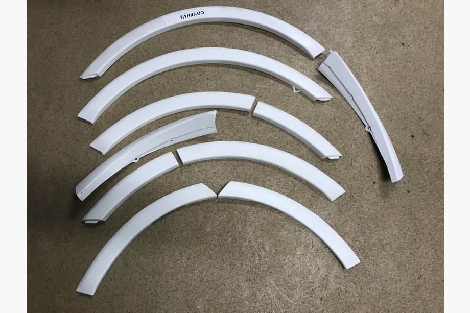 Porsche Cayenne 2003–2010 Aletines de aleta (pintables) Image