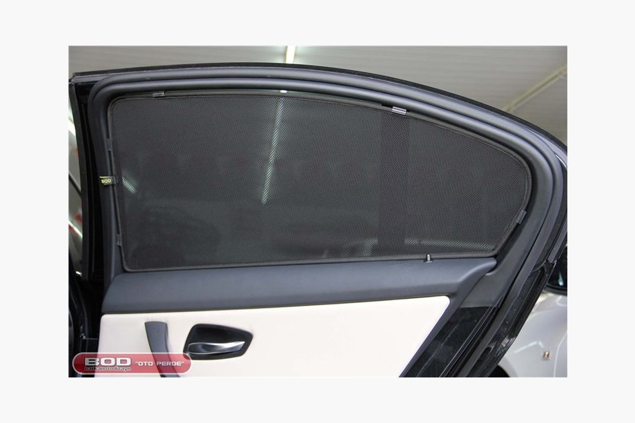 BMW 3 Series E90/E91 2005-2011 Cortinas parasol (3 uds, encajables) Image