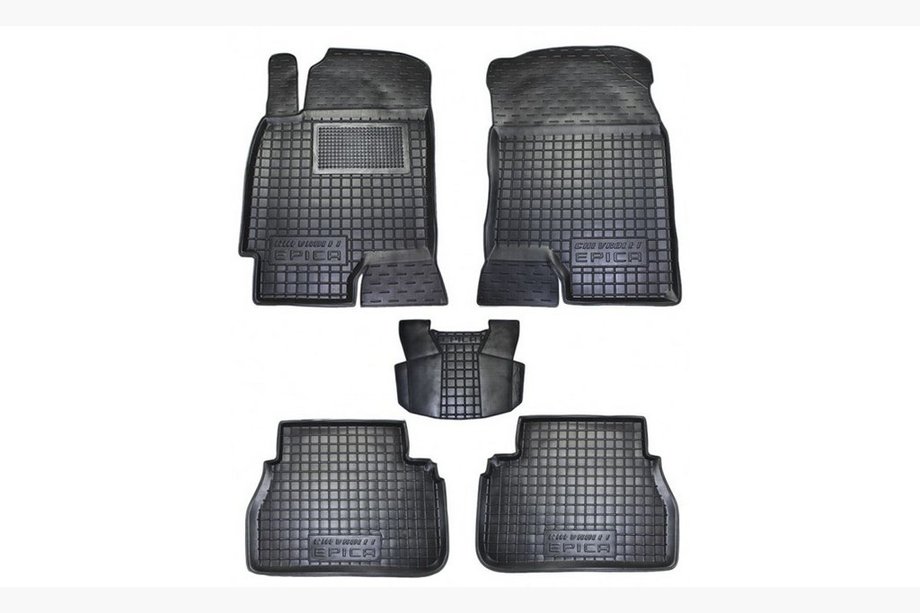 Chevrolet Evanda 2000-2006 Alfombrillas de goma con borde (Autogumm) Image