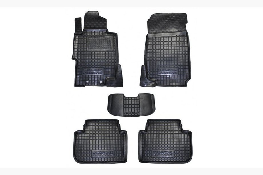 Honda Accord VII 2002-2007 Alfombrillas de goma con borde (Autogumm) Image