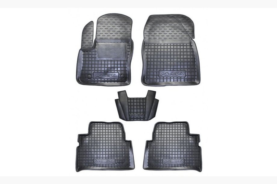 Ford Kuga 2008-2013 Alfombrillas de goma con borde (Autogumm) Image