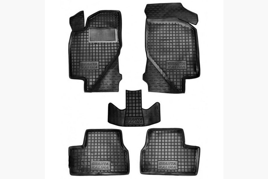Lada Granta 2011- Alfombrillas de goma con borde SD (Autogumm) Image