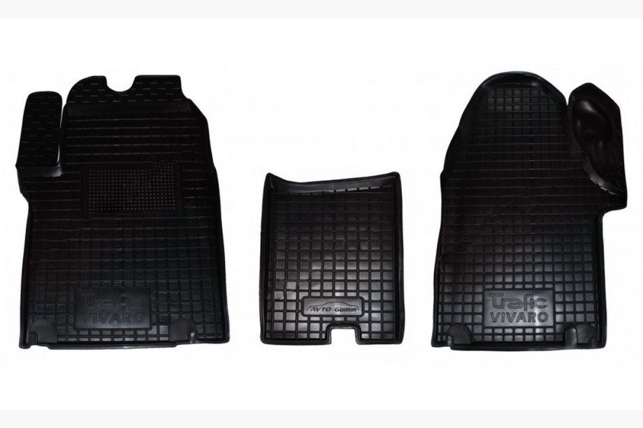 Opel Vivaro 2001–2015 Alfombrillas de goma con borde (Autogumm) Image