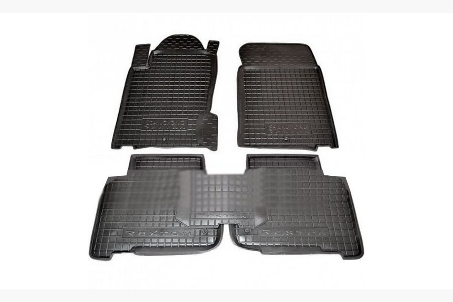 SsangYong Rexton I 2001-2017 Alfombrillas de goma con borde (Autogumm) Foto 1