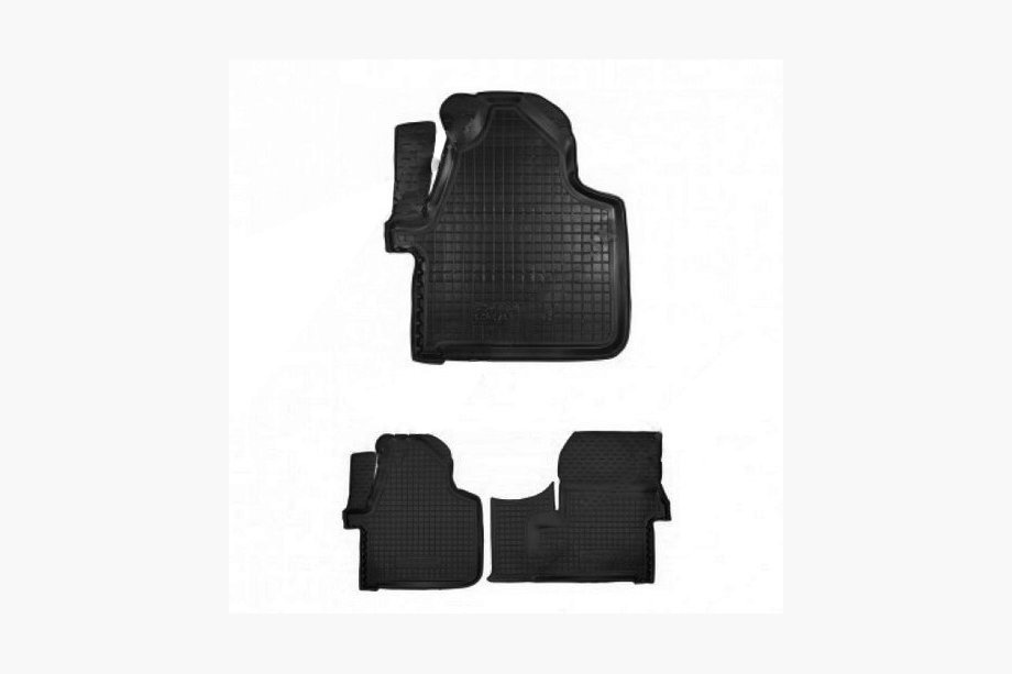 Volkswagen Crafter 2006-2016 Alfombrillas de goma con borde (Autogumm) Image