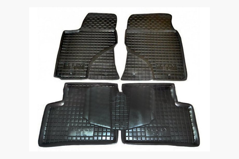 Geely SL 2011- Alfombrillas de goma con borde (Autogumm) Image