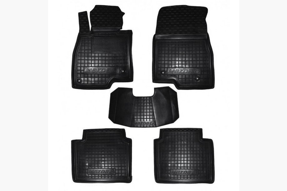 Mazda 6 2012-2024 Alfombrillas de goma con borde (Autogumm) Image