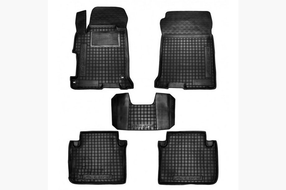 Honda Accord IX 2013-2017 Alfombrillas de goma con borde (Autogumm) Image