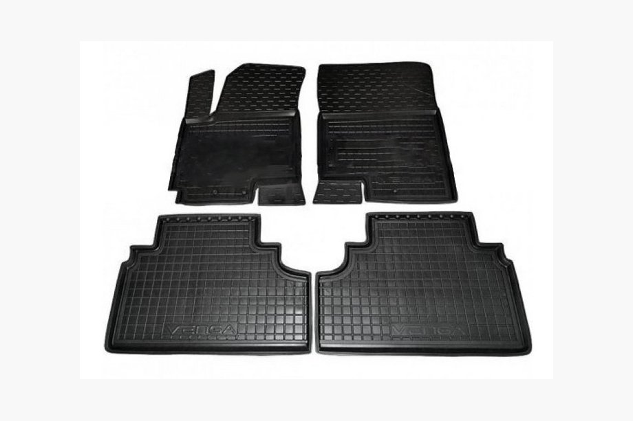 Kia Venga 2010-2019 Alfombrillas de goma con borde (Autogumm) Image