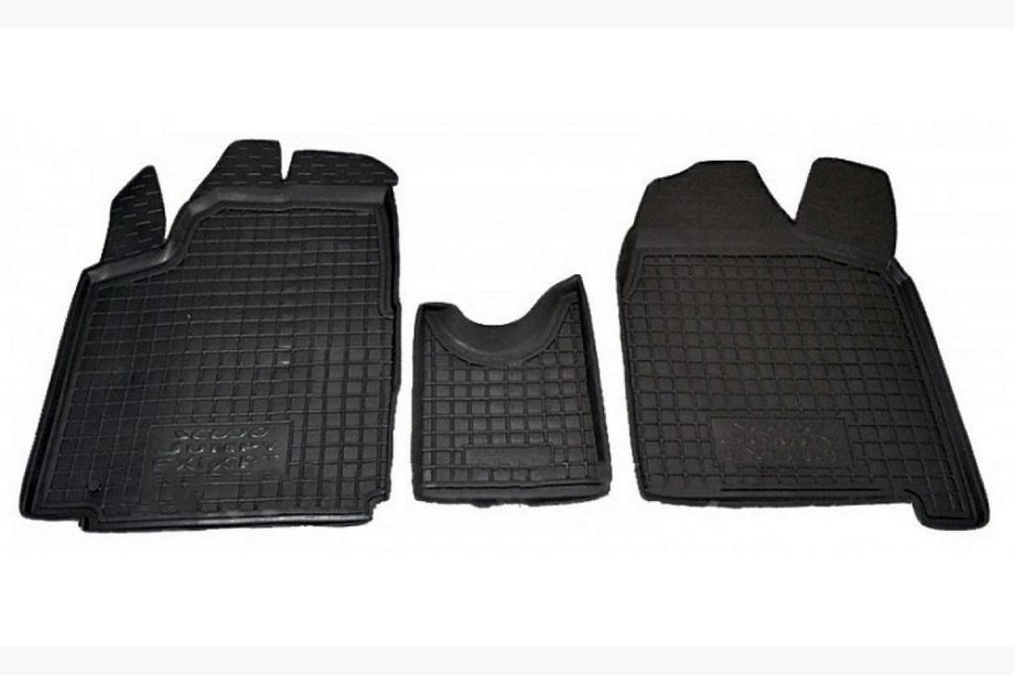 Fiat Scudo 2007-2015 Alfombrillas de goma con borde 2.0 TD (Autogumm) Image