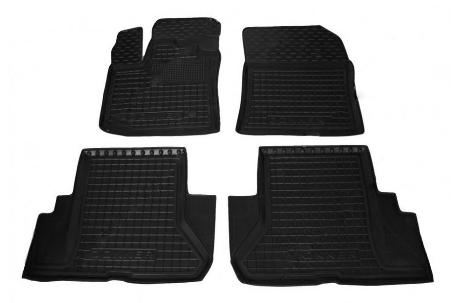 Renault Dokker 2013-2022 Alfombrillas de goma con borde (Autogumm) Image