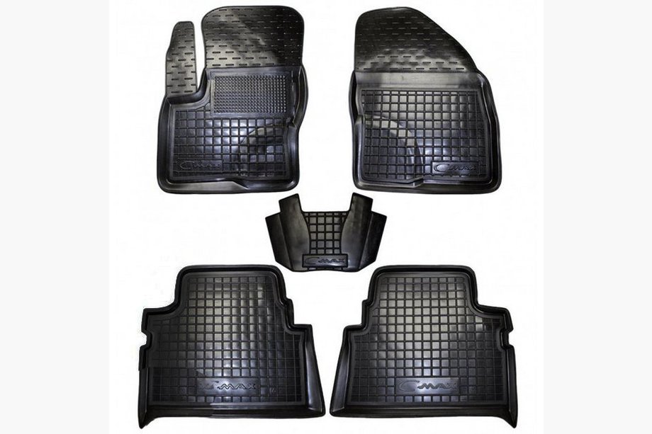 Ford C-Max 2004-2010 Alfombrillas de goma con borde (Autogumm) Image