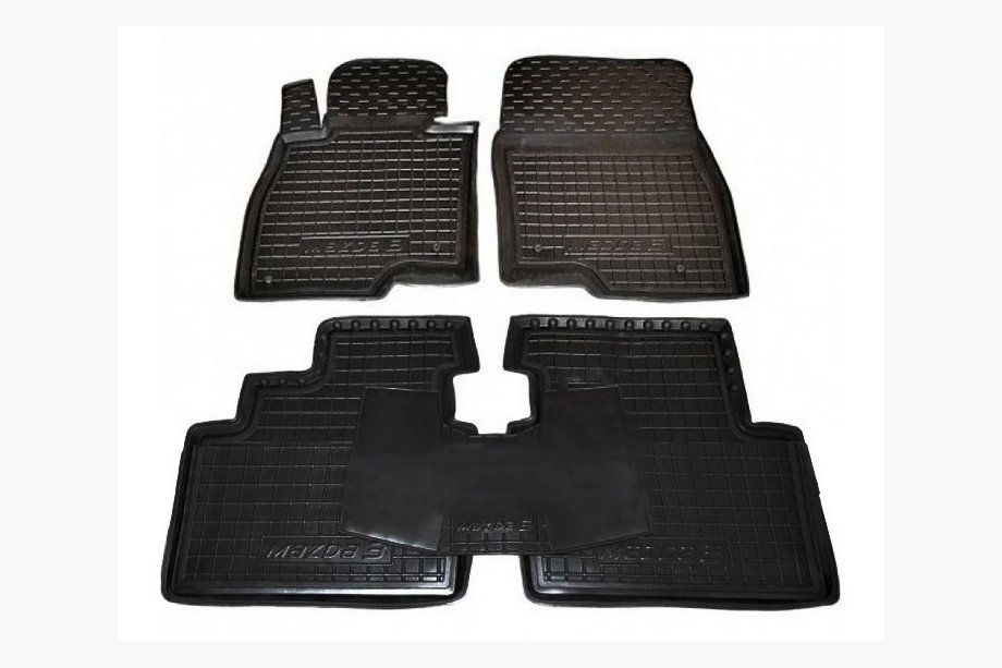 Mazda 3 2013-2019 Alfombrillas de goma con borde (Autogumm) Image
