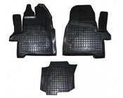 Ford Transit 2014- Alfombrillas de goma con borde 1+2 (Autogumm) foto 1
